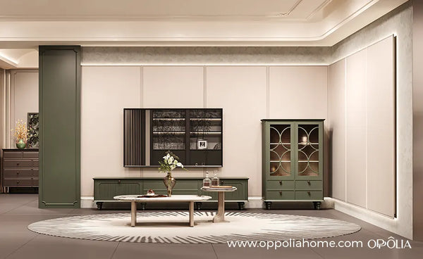 Monika Series Scandinavian Modern Green Whole-House Design - OB25AP01